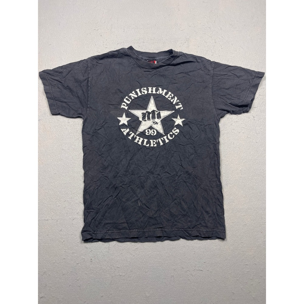 Punishment Athletics T-Shirt Cotton Black Graphic Size M Mens